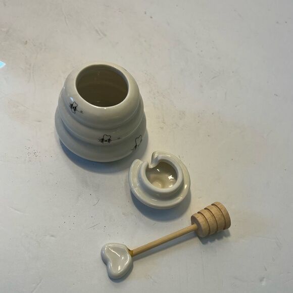 Bee Hive Honey Pot Server - Picture 4 of 7